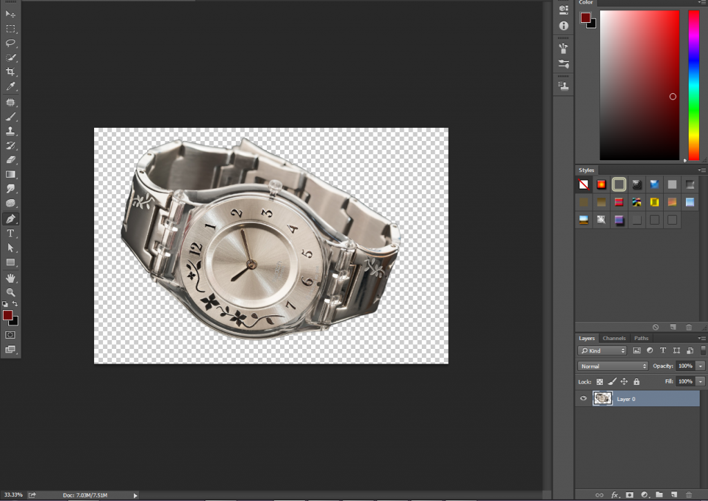 how to make transparent background in photoshop